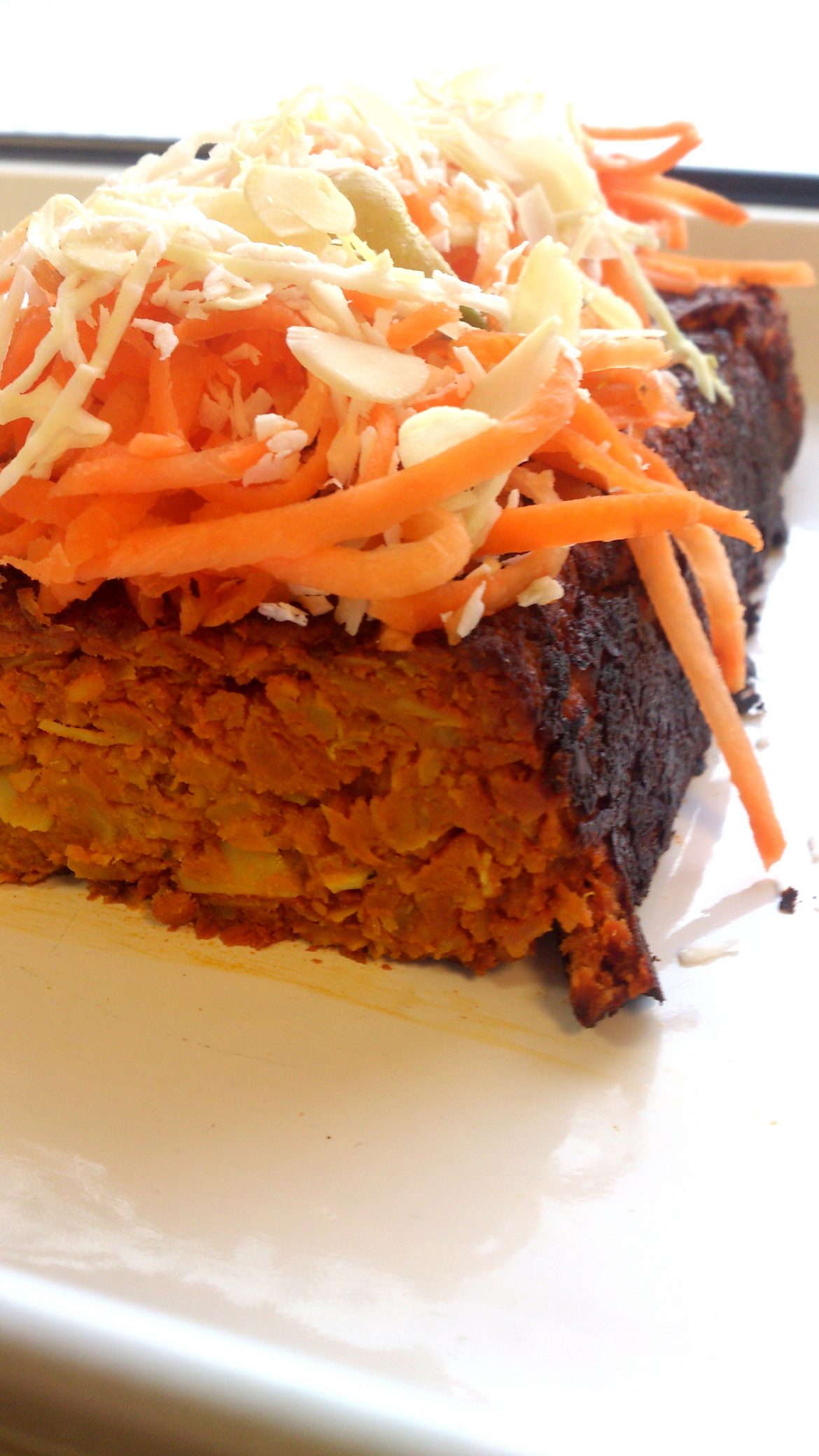 Gulrótar- og möndluhleifur