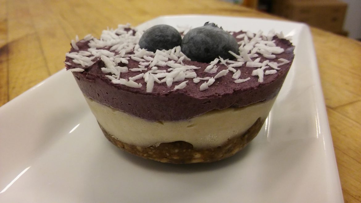 Holl og gómsæt bláberja- kókoskaka