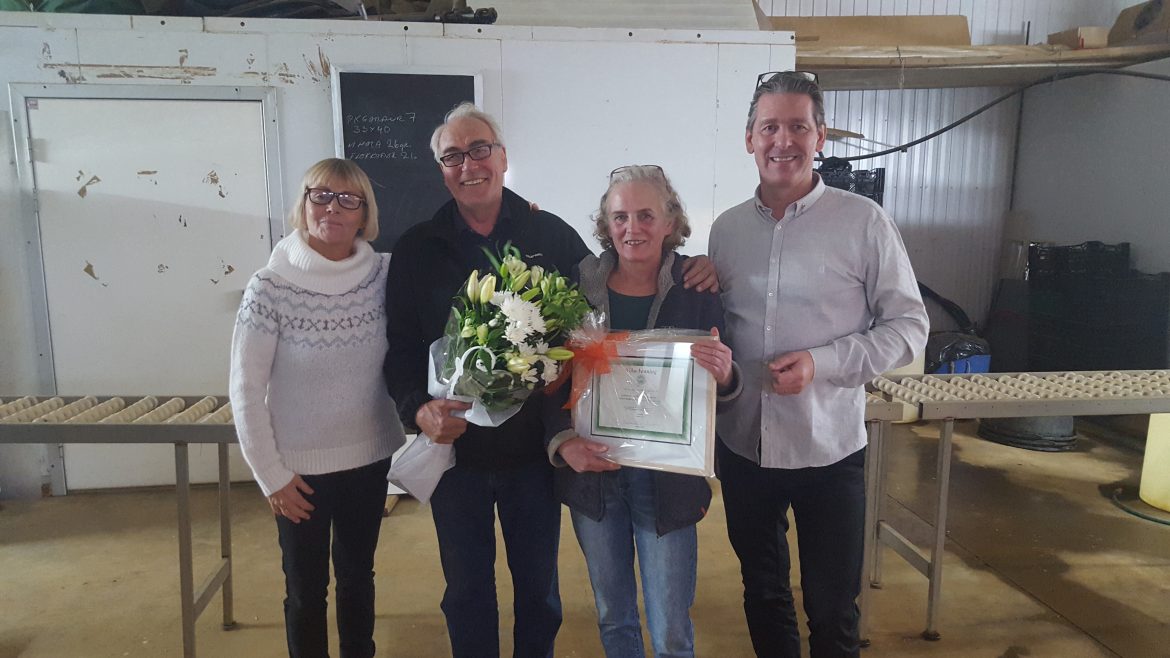 Gróðurstöðin Hæðarenda hlýtur viðurkenningu Náttúrulækningafélags Reykjavíkur