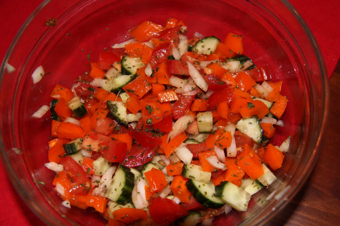 Gómsætt grænmetissalsa frá Gurrý