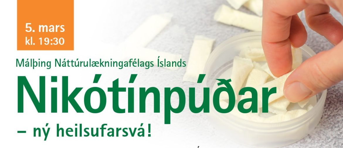 Nikótínpúðar – Málþing mars 2024