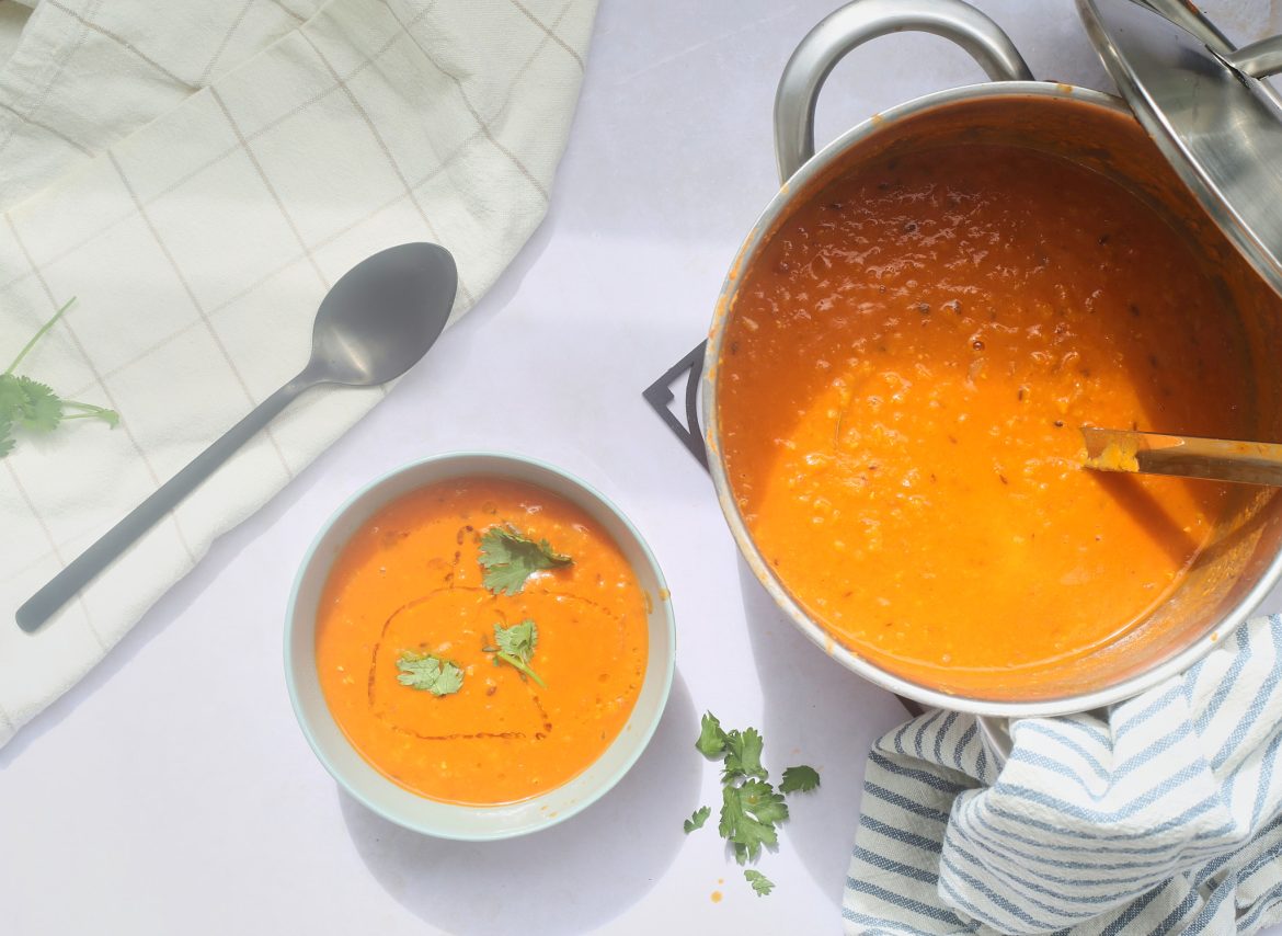 Ofureinföld linsusúpa